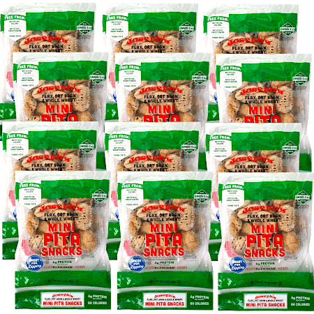 Free from Artificial Ingredients Mini Pita Snacks Case of 12
